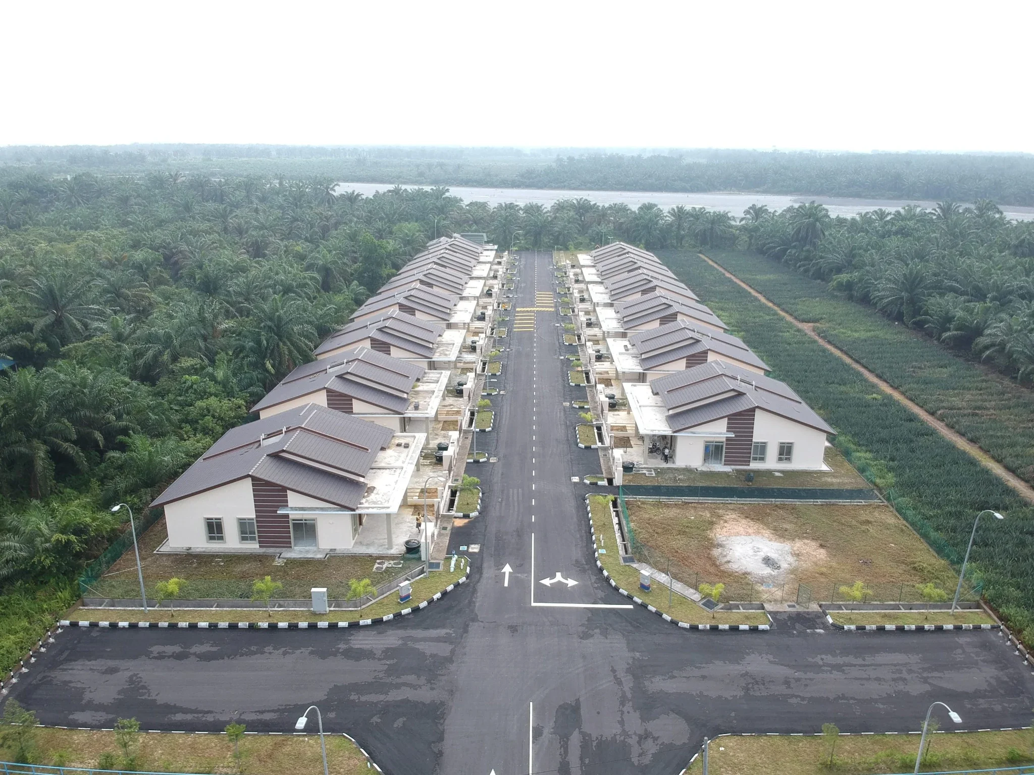 Aerial view of Taman Srikandi, Teluk Panglima Garang
